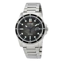 Citizen Marine 1810 Eco-Drive Black Dial Mens Watch