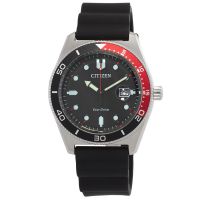 Citizen Marine Black Dial Eco-Drive Mens Watch