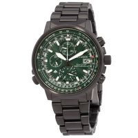 Citizen Promaster Chronograph Green Dial Mens Watch