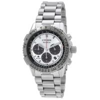 Citizen Promaster Navihawk Chronograph Silver Dial Mens Watch CA4660-61A