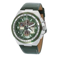 Citizen Promaster Skyhawk A-T Chronograph Green Dial Mens Watch