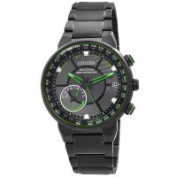 Citizen Satellite Wave GPS Freedom Black Eco-Drive Dial Mens Watch