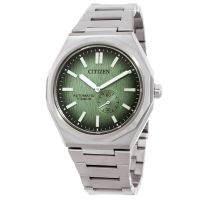Citizen Zenshin 60 Automatic Green Dial Mens Watch