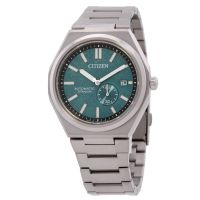 Citizen Zenshin Automatic Green Dial Mens Watch