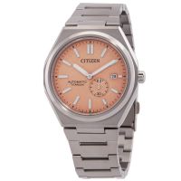 Citizen Zenshin Automatic Salmon Dial Mens Watch