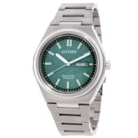 Citizen Zenshin Three-hand Green Dial Mens Watch