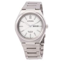 Citizen Zenshin Three-hand White Dial Watch