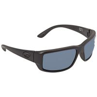 Costa Del Mar FANTAIL Grey Polarized Polycarbonate Wrap Mens Sunglasses 6S9006 900601 59