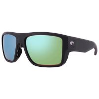 Costa Del Mar TAXMAN Green Mirror Polarized Glass Square Mens Sunglasses 6S9116 911602 59