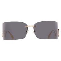 Dolce & Gabbana Dark Grey Wrap Ladies Sunglasses