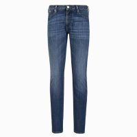 Emporio Armani J06 Slim-Fit Twill-Melange Jeans