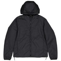 Emporio Armani Jacquard Monogram Hooded Nylon Blouson Jacket