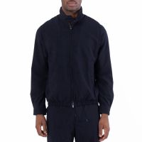 Emporio Armani Nylon Seersucker Blouson Jacket