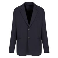 Emporio Armani Stretch-Nylon Single-Breasted Blazer