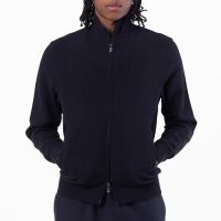 Emporio Armani Waffle Jersey Full-Zip Sweatshirt