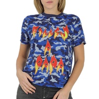 Filles A Papa Ladies Blue Amo W T-Shirt