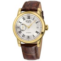 Gevril Madison Automatic White Dial Mens Watch