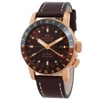 Glycine Airman 44 GMT Automatic Brown Dial Mens Watch
