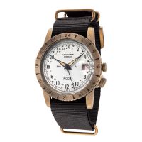 Glycine Airman Vintage Noon Purist Automatic White Dial Mens Watch
