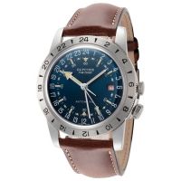 Glycine Airman Vintage The Chief Automatic Blue Dial Mens Watch