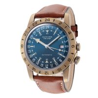 Glycine Airman Vintage The Chief Purist Automatic Blue Dial Mens Watch