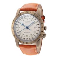 Glycine Airman Vintage The Chief Purist Automatic Silver Dial Mens Watch