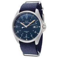 Glycine Combat 6 Vintage Automatic Blue Dial Mens Watch