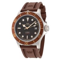 Glycine Combat Sub Sport Automatic Brown Dial Mens Watch