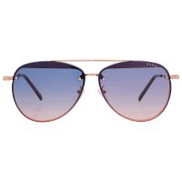 Guess Factory Blue Gradient Pilot Ladies Sunglasses