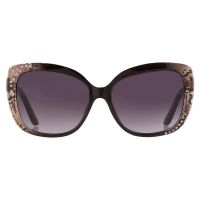 Guess Factory Smoke Gradient Butterfly Ladies Sunglasses