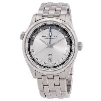 Hamilton Jazzmaster GMT Automatic Silver Dial Mens Watch