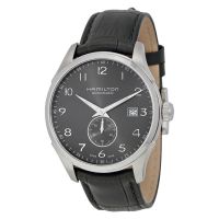 Hamilton Jazzmaster Maestro Automatic Black Dial Black Leather Mens Watch
