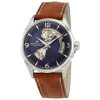 Hamilton Jazzmaster Open Heart Automatic Blue Dial Mens Watch