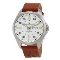 Hamilton Khaki Aviation Automatic Silver Dial Mens Watch