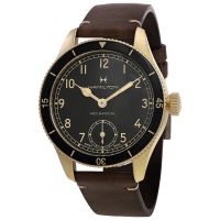 Hamilton Khaki Aviation Pioneer Hand Wind Black Dial Mens Watch