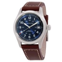 Hamilton Khaki Field Automatic Blue Dial Mens Watch
