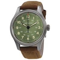 Hamilton Khaki Field Automatic Green Dial Mens Watch