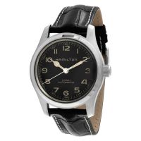 Hamilton Khaki Field Murph Automatic Black Dial Mens Watch Bundle