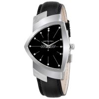 Hamilton Ventura Black Dial Shield Shaped Mens Watch