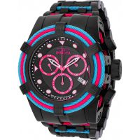 Invicta Bolt SOUTH BEACH Chronograph Quartz Black Dial Mens Watch