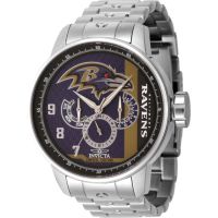 Invicta NFL Baltimore Ravens GMT Quartz Mens Watch