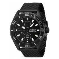 Invicta Ocean Voyage Chronograph Quartz Black Dial Mens Watch