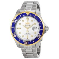 Invicta Pro Diver Automatic Silver Dial Mens Watch
