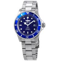 Invicta Pro Diver Blue Dial Stainless Steel 40 mm Mens Watch