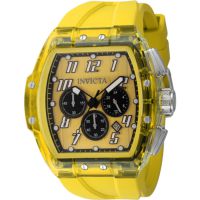 Invicta S1 Rally Chronograph GMT Date Quartz Gold Dial Mens Watch