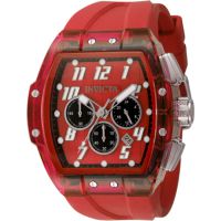 Invicta S1 Rally Chronograph GMT Date Quartz Red Dial Mens Watch