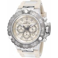 Invicta Subaqua Poseidon Chronograph GMT Quartz Champagne Dial Mens Watch