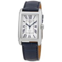 Longines Automatic Silver Dial Blue Leather Mens Watch