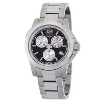 Longines Conquest Chronograph Quartz Black Dial Mens Watch