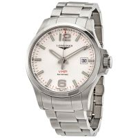 Longines Conquest V.H.P. Quartz Silver Dial Mens Watch